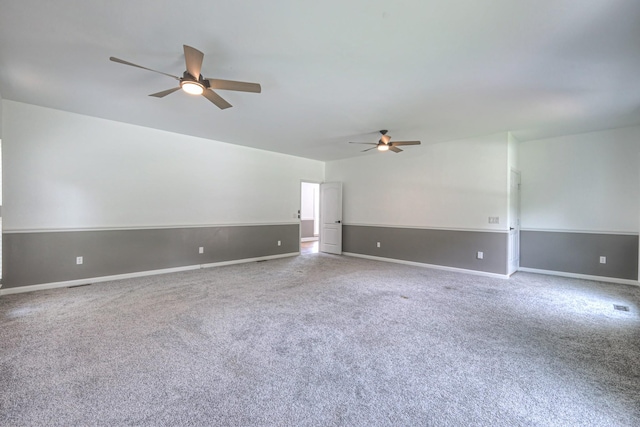 1202 Willow Brook Pass, Mount Juliet, TN 37122 - carpeted spare room with ceiling fan and baseboards