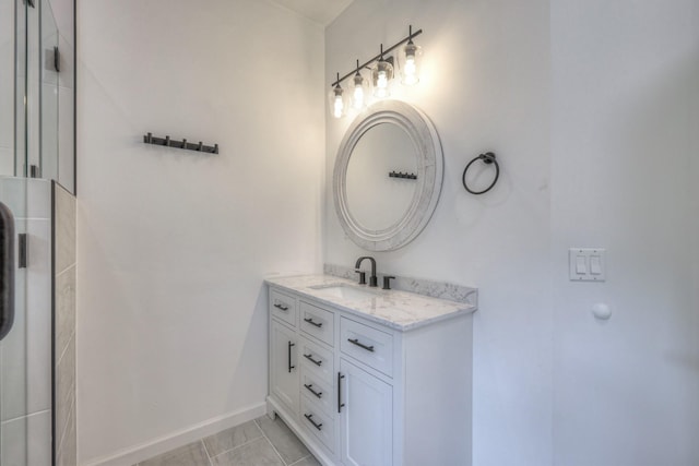 1202 Willow Brook Pass, Mount Juliet, TN 37122 - bathroom featuring vanity and a shower with shower door
