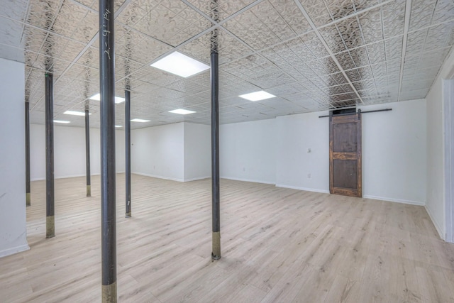 1202 Willow Brook Pass, Mount Juliet, TN 37122 - finished below grade area featuring wood finished floors and baseboards