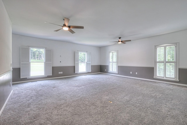 1202 Willow Brook Pass, Mount Juliet, TN 37122 - unfurnished room with ceiling fan and carpet flooring