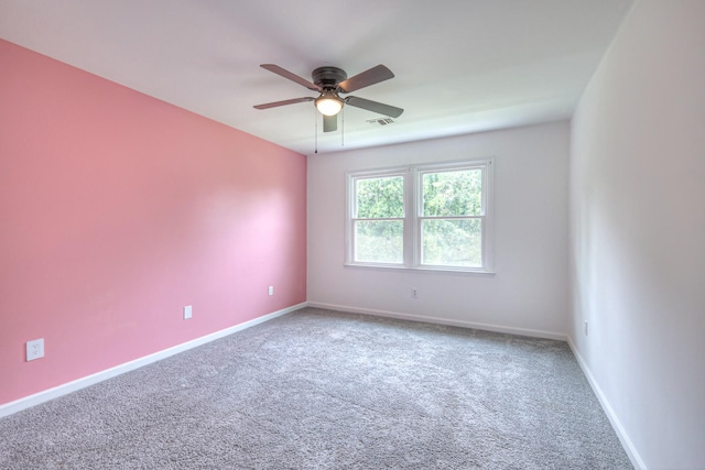 1202 Willow Brook Pass, Mount Juliet, TN 37122 - carpeted spare room with ceiling fan and baseboards