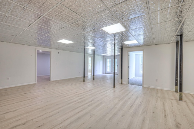 1202 Willow Brook Pass, Mount Juliet, TN 37122 - basement featuring wood finished floors and baseboards