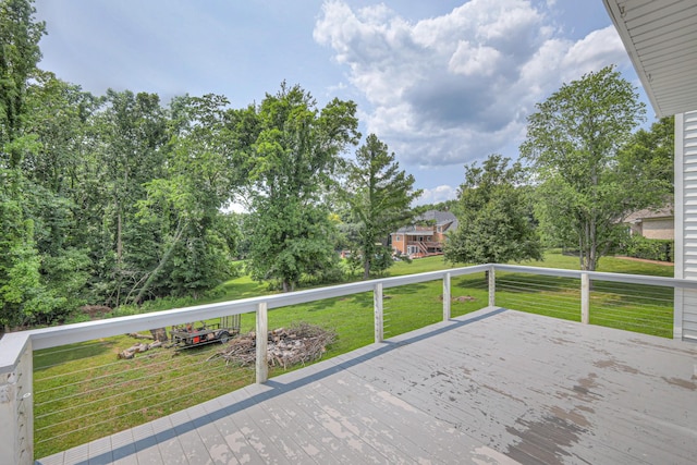 1202 Willow Brook Pass, Mount Juliet, TN 37122 - deck featuring a lawn