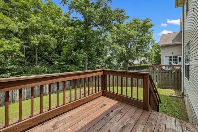 3524 Glenfalls Dr, Hermitage, TN 37076 - deck featuring a fenced backyard