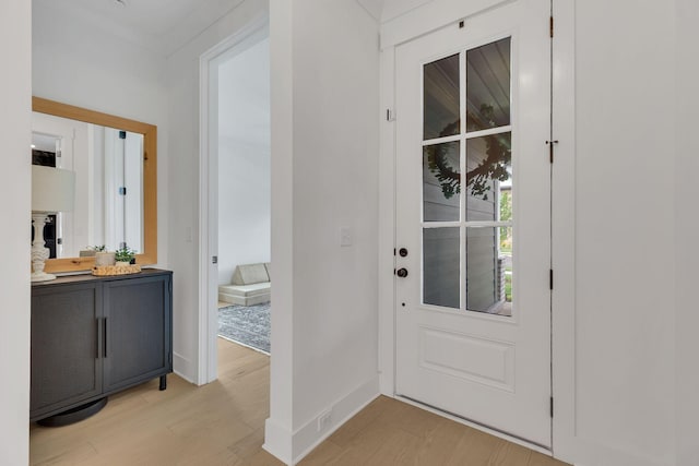 5509 Bridgemore Blvd, Murfreesboro, TN 37129 - doorway to outside with light wood-style floors and baseboards