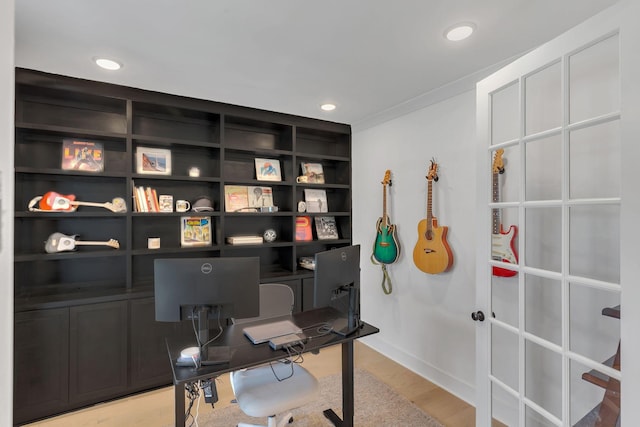 5509 Bridgemore Blvd, Murfreesboro, TN 37129 - office featuring light wood-style flooring and recessed lighting