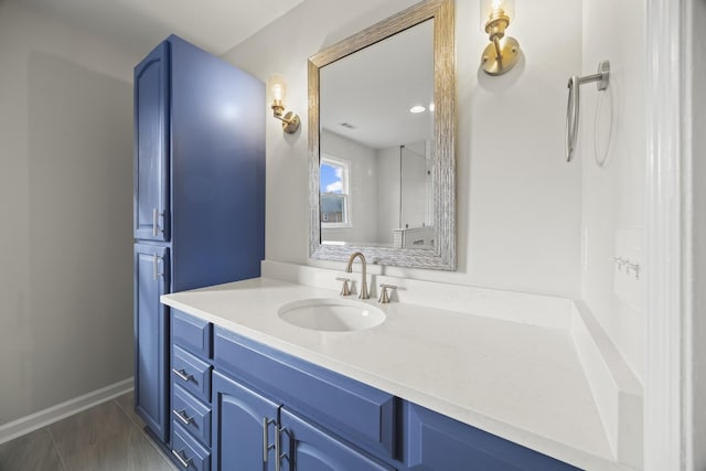 1183 Buckingham Cir, Franklin, TN 37064 - bathroom featuring vanity and baseboards