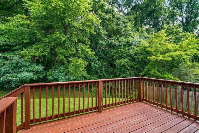 77 Kendall Park Dr, Nashville, TN 37217 - wooden deck with a yard