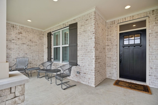 1120 Pretender Way, Columbia, TN 38401 - property entrance with a porch and brick siding