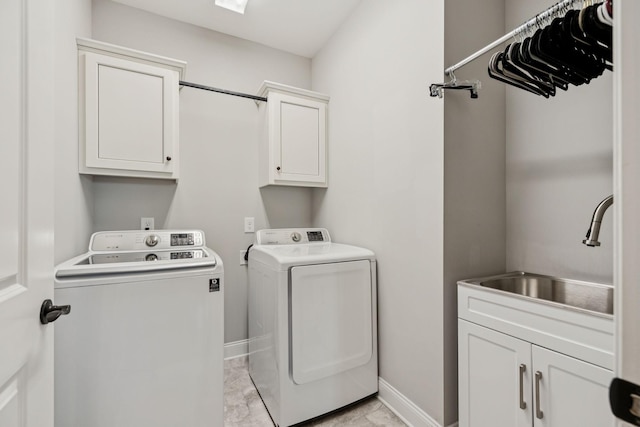 1120 Pretender Way, Columbia, TN 38401 - washroom featuring separate washer and dryer and cabinet space