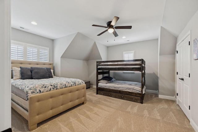 1120 Pretender Way, Columbia, TN 38401 - carpeted bedroom with a ceiling fan and recessed lighting