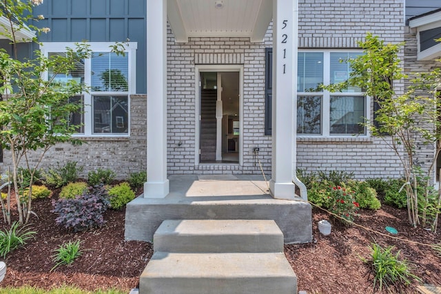5211 Gladecress Ln, Hermitage, TN 37076 - property entrance with brick siding and covered porch
