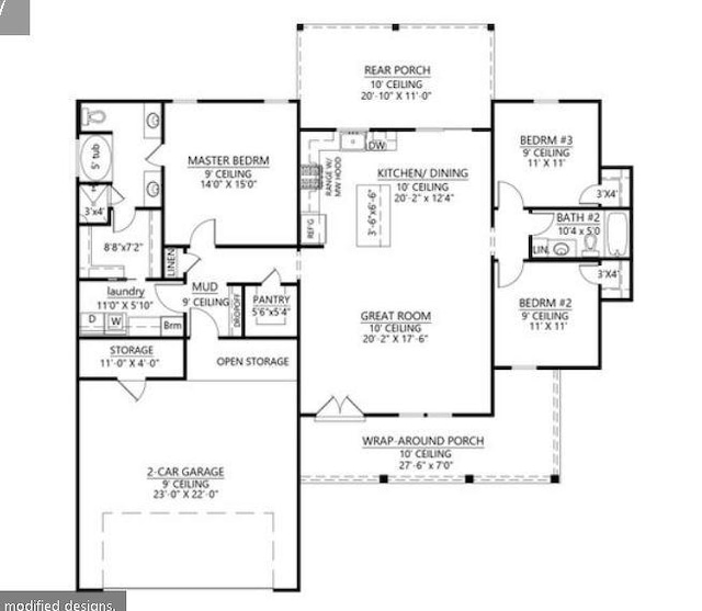 4100 Asbury Rd, Manchester, TN 37355 - view of floor plan / room layout