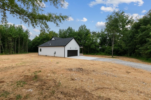 4100 Asbury Rd, Manchester, TN 37355 - detached garage with driveway