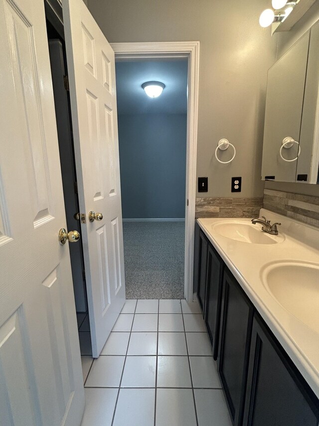 7206 Rosemary Ct, Fairview, TN 37062 - full bath featuring tile patterned flooring and double vanity