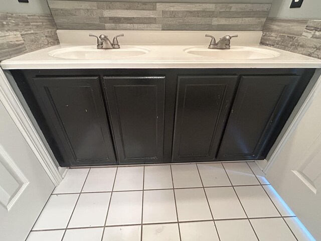 7206 Rosemary Ct, Fairview, TN 37062 - bathroom with tile patterned flooring and double vanity