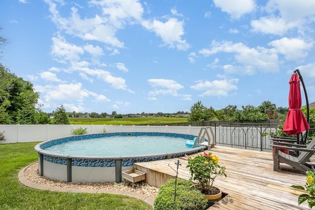 4611 Turquoise Ln, Murfreesboro, TN 37129 - view of pool featuring a deck and a fenced backyard