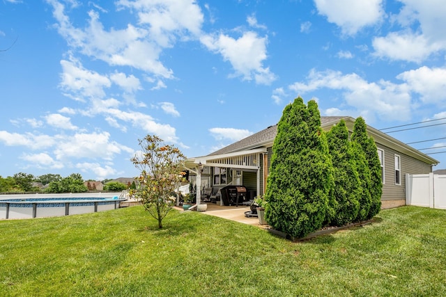 4611 Turquoise Ln, Murfreesboro, TN 37129 - view of yard featuring a patio and an outdoor pool