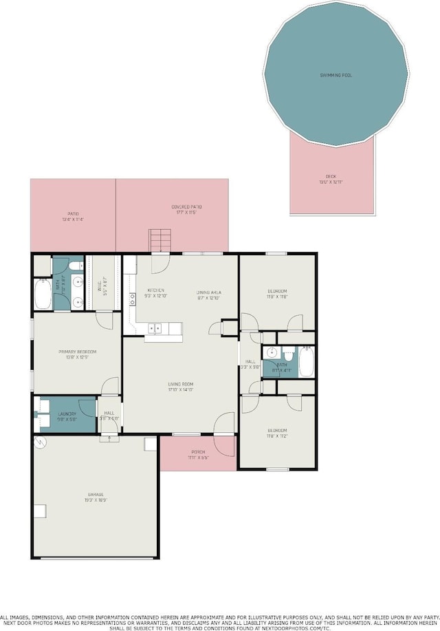 4611 Turquoise Ln, Murfreesboro, TN 37129 - view of floor plan / room layout