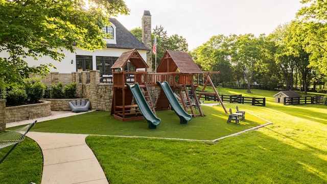2410 Hidden River Ln, Franklin, TN 37069 - view of jungle gym