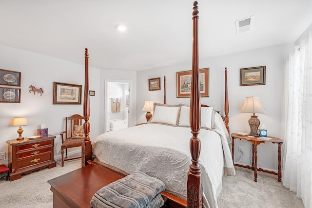 127 Millbrook Dr, Spring Hill, TN 37174 - carpeted bedroom with ensuite bathroom and baseboards