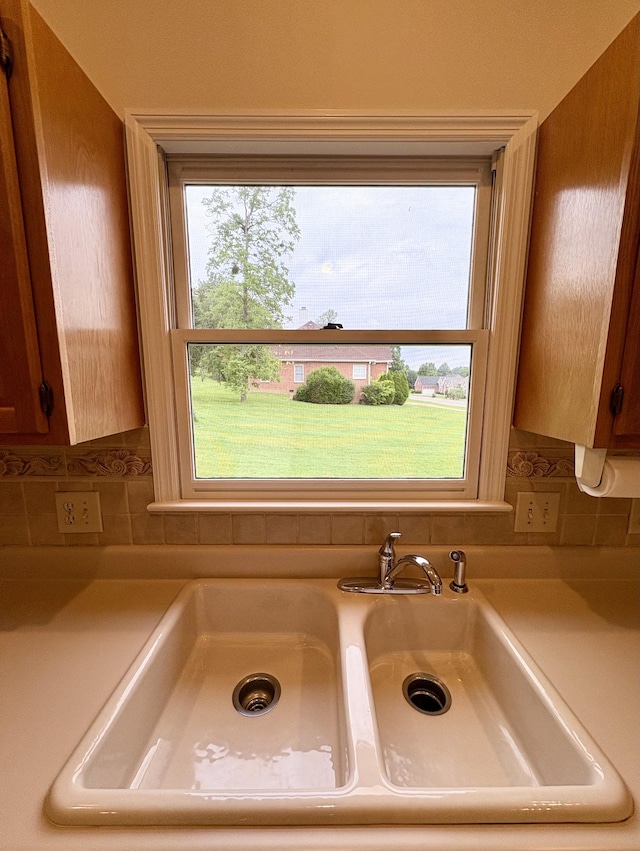 416 Barnes Dr, Lebanon, TN 37087 - kitchen view of light countertops and decorative backsplash