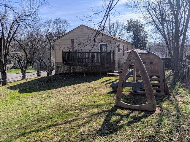 301 Panamint Dr, Antioch, TN 37013 - rear view of house with a deck