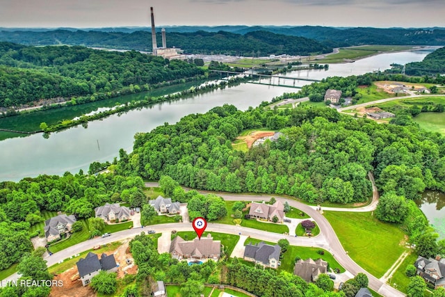 48 Riverside Dr, Oak Ridge, TN 37830 - drone / aerial view of a large body of water