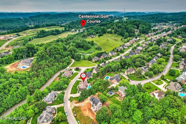 48 Riverside Dr, Oak Ridge, TN 37830 - bird's eye view