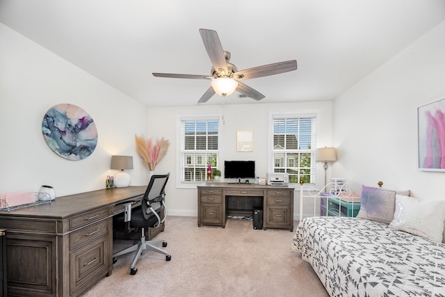 1055 Beckwith St, Franklin, TN 37064 - office featuring light carpet and ceiling fan