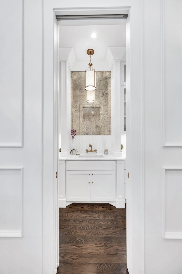 1932 Rosewood Valley Dr, Brentwood, TN 37027 - bathroom featuring vanity and wood finished floors