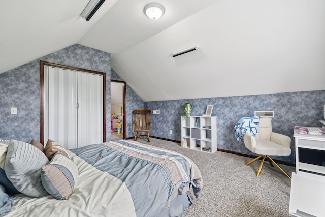 113 Beck Ct, Murfreesboro, TN 37128 - bedroom with carpet floors and lofted ceiling