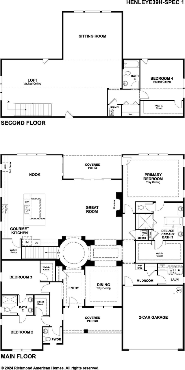 5955 Hunt Valley Dr, Spring Hill, TN 37174 - view of property floor plan