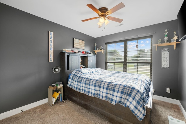3228 Marion Davis Dr, Murfreesboro, TN 37129 - bedroom with carpet flooring and ceiling fan