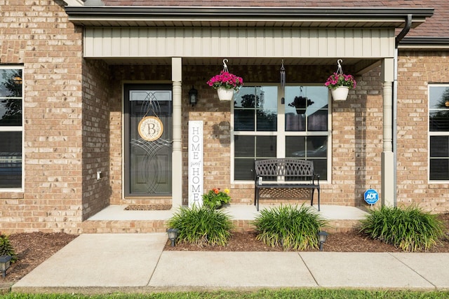 3228 Marion Davis Dr, Murfreesboro, TN 37129 - view of exterior entry with a porch and brick siding