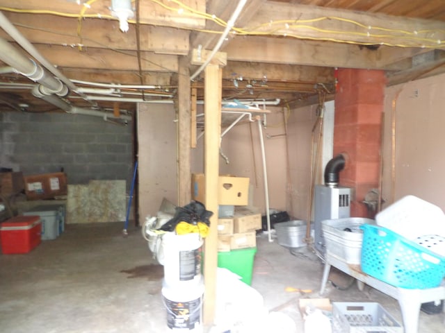 1342 Russell Creek Rd, Lobelville, TN 37097 - view of unfinished below grade area