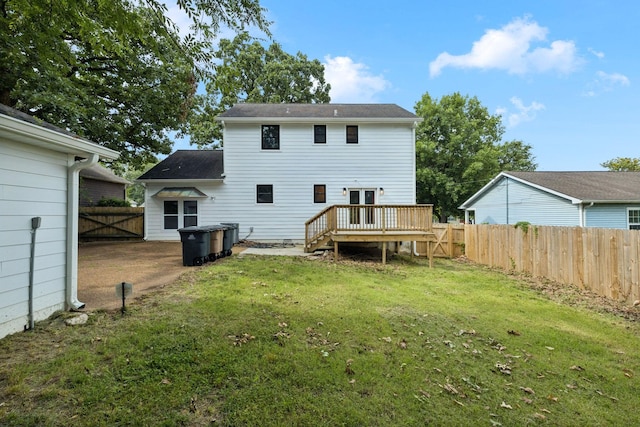 3345 Towneship Rd, Antioch, TN 37013 - rear view of house featuring a fenced backyard and a gate