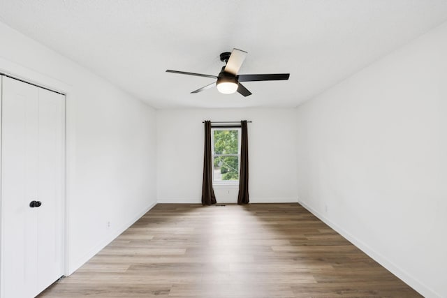 3345 Towneship Rd, Antioch, TN 37013 - empty room with a ceiling fan and light wood-type flooring