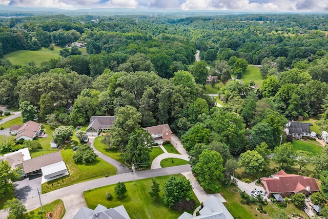 237 Windsor Dr, Cookeville, TN 38506 - aerial view of residential area with a forest