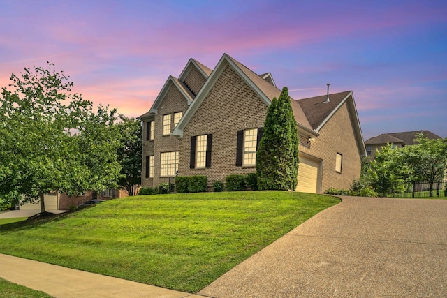 147 N Shadowhaven Way, Hendersonville, TN 37075 - view of front of home featuring brick siding, driveway, and a garage