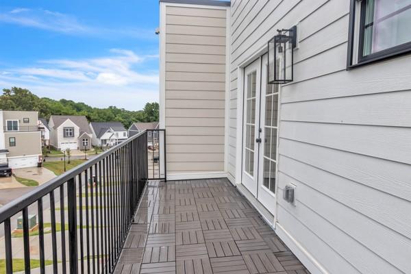179 Charleston Ave, Pleasant View, TN 37146 - balcony with french doors and a residential view