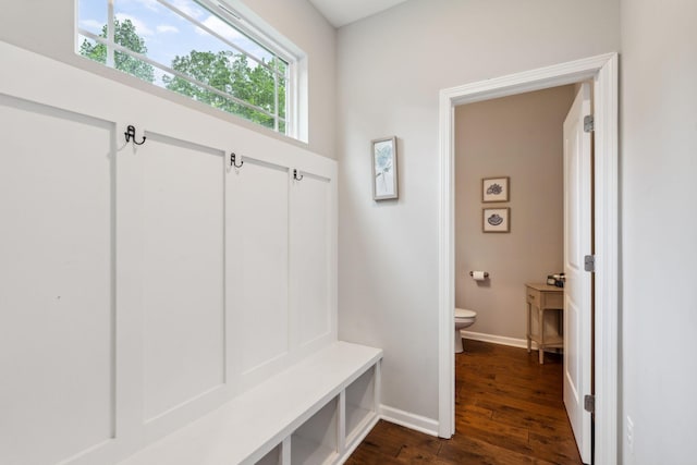 717 Monarchos Bnd, Burns, TN 37029 - mudroom with dark wood-style flooring and baseboards