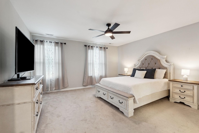 717 Monarchos Bnd, Burns, TN 37029 - bedroom with light colored carpet and a ceiling fan