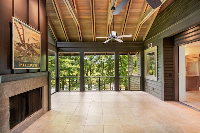 7909 Shoals Branch Rd, Primm Springs, TN 38476 - view of unfurnished sunroom