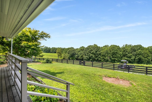 7909 Shoals Branch Rd, Primm Springs, TN 38476 - fenced backyard with a wooded view