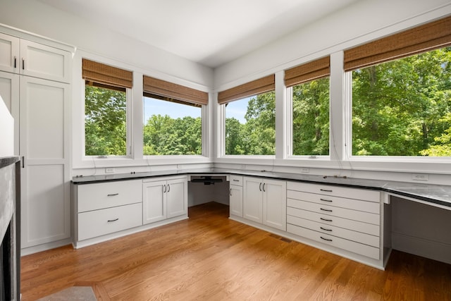 7909 Shoals Branch Rd, Primm Springs, TN 38476 - unfurnished office with plenty of natural light and light wood-type flooring