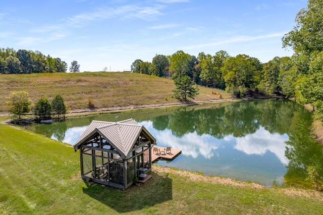 7909 Shoals Branch Rd, Primm Springs, TN 38476 - dock with a water view