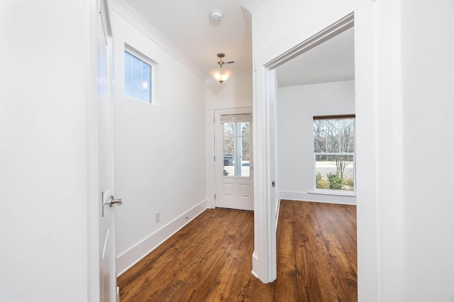 6055 Gracious Dr, Franklin, TN 37064 - entrance foyer featuring dark wood-type flooring and baseboards