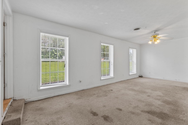 772 Blakemore Rd, Dickson, TN 37055 - spare room with carpet and a ceiling fan