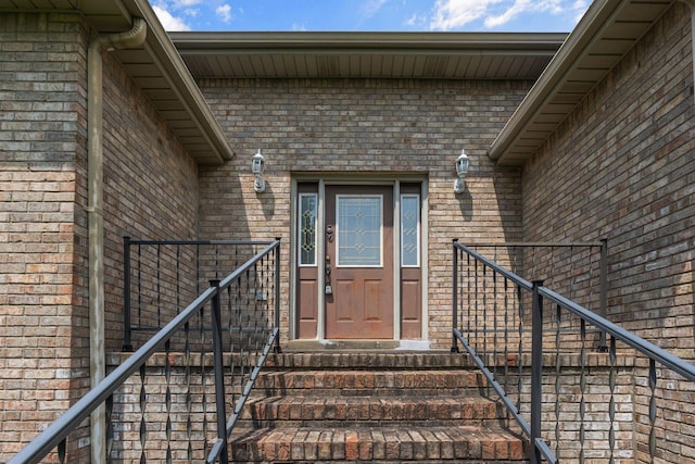 772 Blakemore Rd, Dickson, TN 37055 - property entrance featuring brick siding